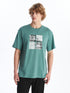 LC Waikiki Crew Neck Short Sleeve Printed Combed Cotton Men's T-shirt